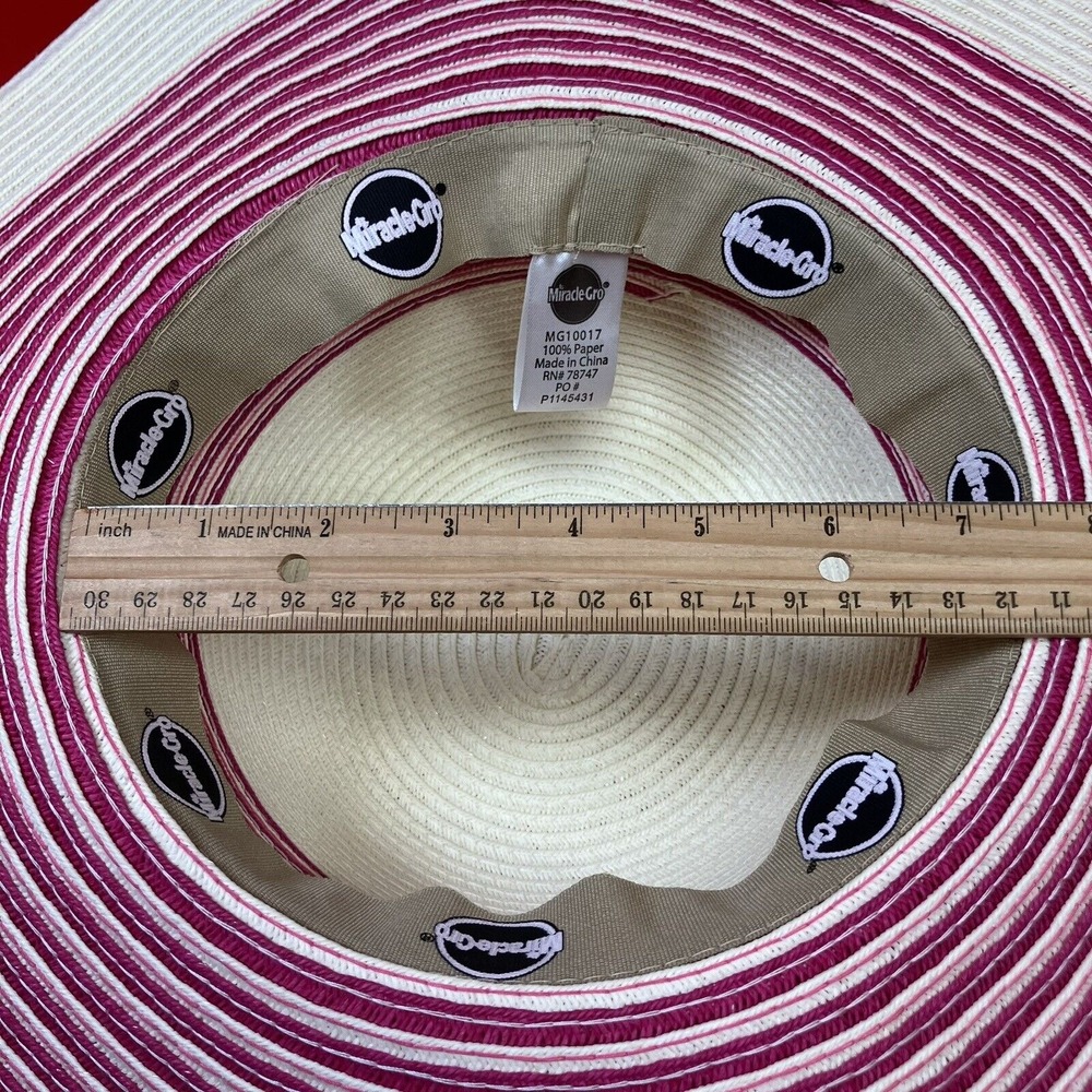 Miracle Grow Garden Hat / Women's / 30+ SPF / Pink / Sun Gardening Boating Beach - Picture 2 of 14